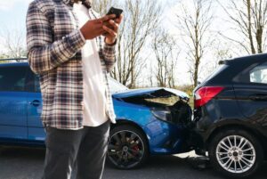 wrecks to checks accident cellphone